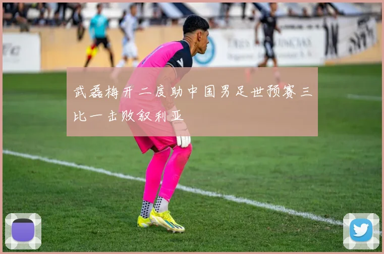 武磊梅开二度助中国男足世预赛三比一击败叙利亚